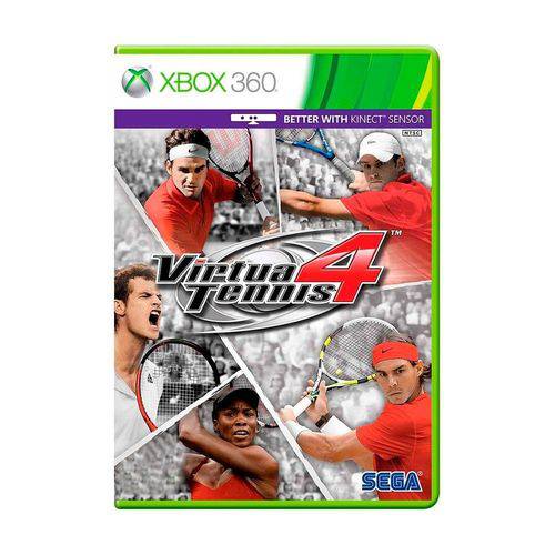 Usado: Jogo Virtua Tennis 4 - Xbox 360