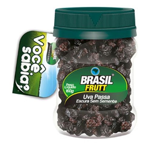 Uva Passa Preta 160g - Brasil Frutt