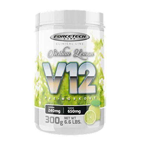 V12 Pre - Workout - 300g Sicilion Lemon - Forcetech Labs