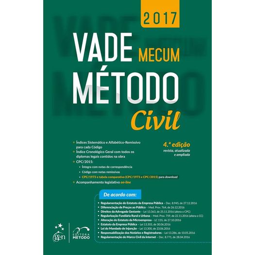 Vade Mecum 2017 - Civil - Metodo