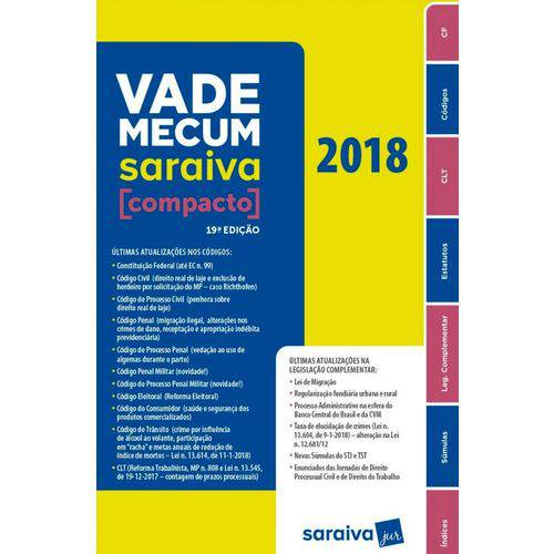 Vade Mecum Compacto - 19ª Edição (2018)