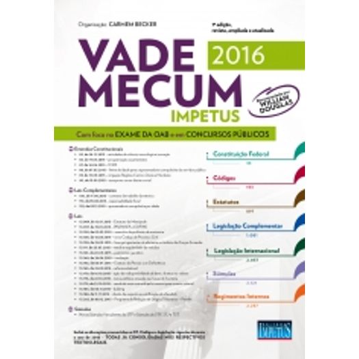 Vade Mecum Impetus para Oab e Concursos 2016 - Impetus - 7 Ed