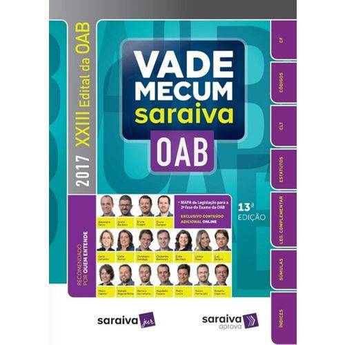Vade Mecum Oab e Concursos 2017 - Saraiva