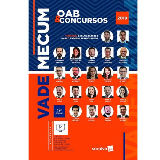 Vade Mecum OAB e Concursos 2019 - Saraiva