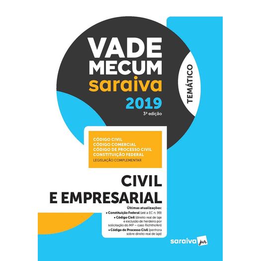 Vade Mecum Saraiva 2019 - Civil e Empresarial - Saraiva