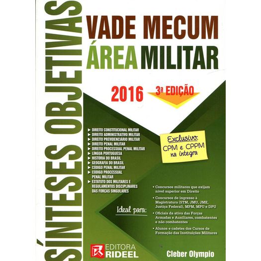 Vade Mecum Sinteses Objetivas - Area Militar - Rideel