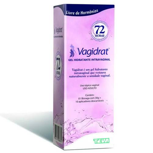 Vagidrat Gel Hidratante Vaginal 30g com 10 Aplicadores