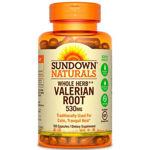 Valerian Root (530mg) 100 Caps - Sundown Naturals