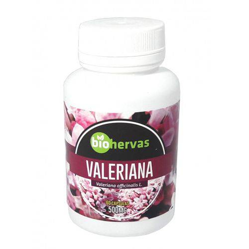 Valeriana Officinalis 60 Capsulas 500mg BioHervas