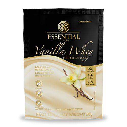 Vanilla Whey Sachê (30g) Essential Nutrition