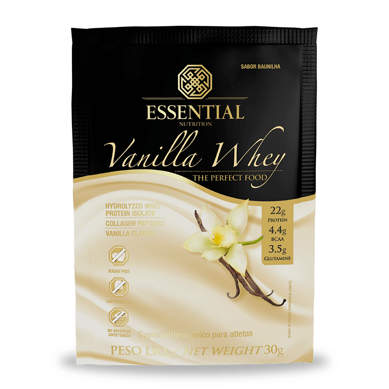 Vanilla Whey (Sachê de 30g) Essential Nutrition