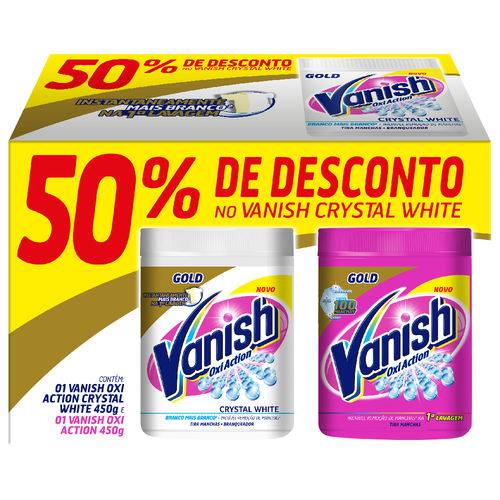 Vanish Oxi Action 450g Pink + 50% Off no Crystal White