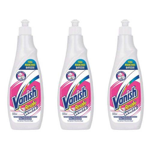 Vanish White Tira Manchas 500ml (kit C/03)
