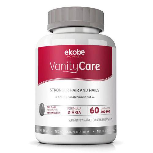 Vanity Care - Fortalece Cabelos e Unhas - 500mg 60 Cápsulas