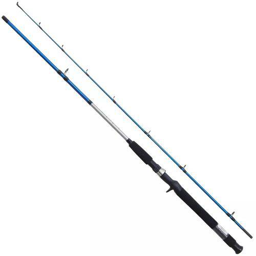 Vara Pesca Carretilha Shimano Cruzar 1,80m 8-16 Lbs 2 Partes Azul