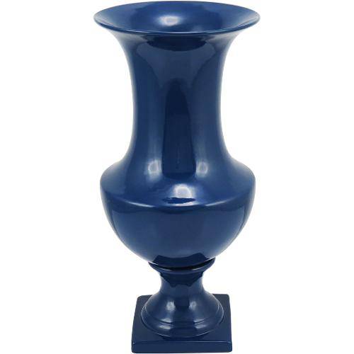 Vaso 51cm Ceramica Azul