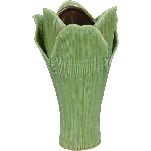 Vaso 28cm Ceramica Verde