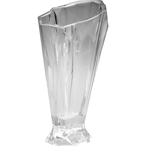 Vaso Angle Cristal Bohemia Transparente 35cm - Rojemac