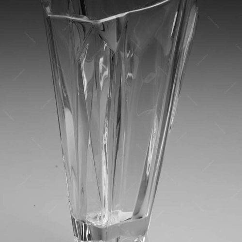 Vaso Angle Transparente em Cristal - Bohemia - 35x19 Cm