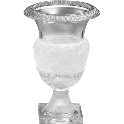 Vaso Antique Cristal Bohemia Transparente 30,5cm - Rojemac