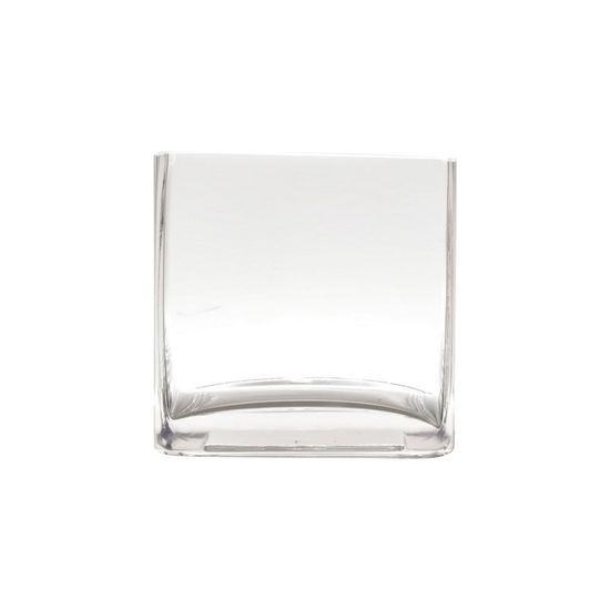 Vaso Basic Clear Short Cube 12,5 Cm Transparente