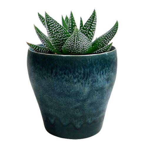 Vaso, Cachepot de Cerâmica Cone Bottom Azul Urban - H41166