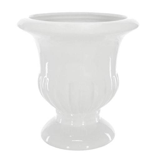 Vaso Cerâmica Branco 21 Cm