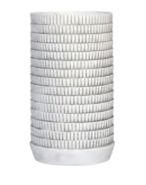 Vaso Cerâmica Cimento 30cm - Occa Moderna