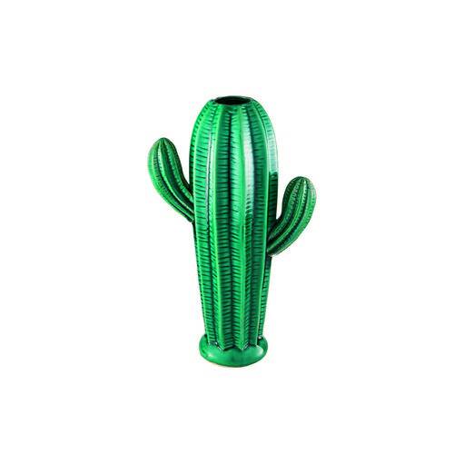 Vaso Cerâmica Decorativo Verde 15,5X24,5X8Cm