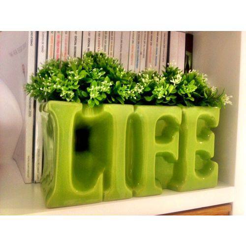 Vaso Cerâmica Life - Verde