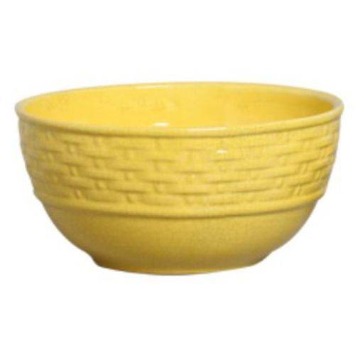 Vaso Cerâmica Veneza Amarelo Gretante - 30cm