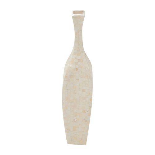 Vaso de Cerâmica 60,5cm Mop Bege Prestige