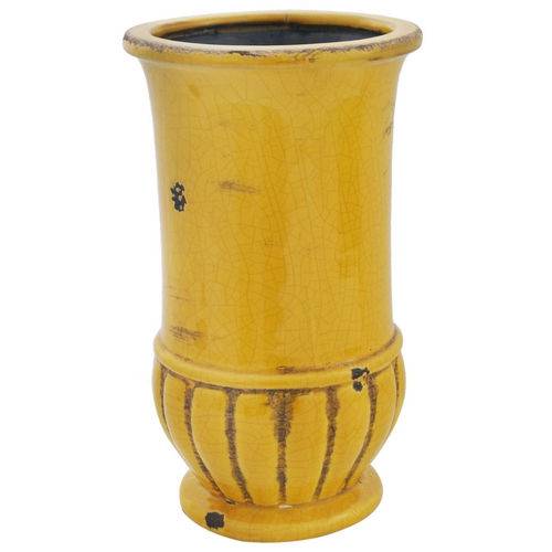 Vaso de Cerâmica Amarela III
