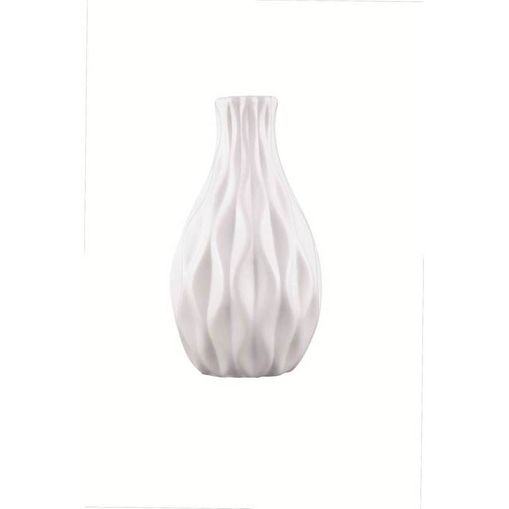 Vaso de Cerâmica Branco Alexandria 6266 Mart