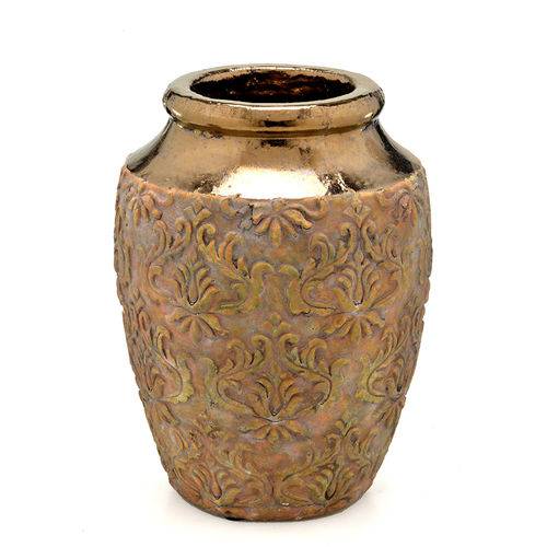 Vaso de Ceramica Bronze Bello 29cm Espressione