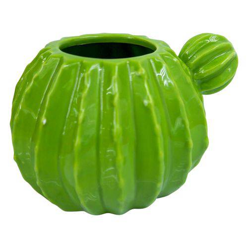 Vaso de Cerâmica Cactos Verde 9x12cm