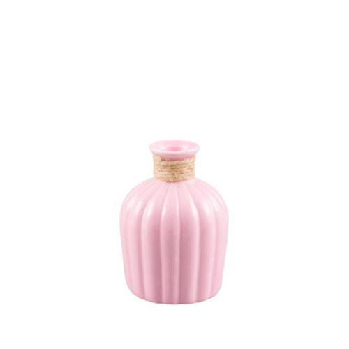 Vaso de Cerâmica Celo Rosa 15 Cm