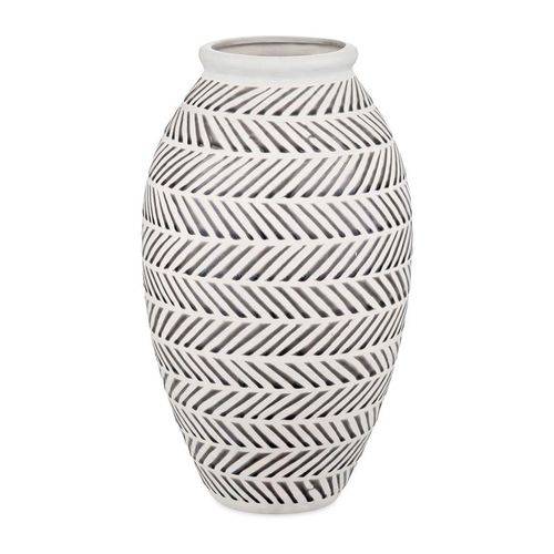 Vaso de Cerâmica Cinza Congo II 8570 Mart