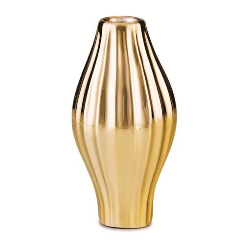 Vaso de Cerâmica Dourado 12cm Louis Mart