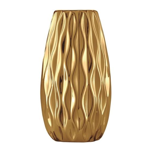 Vaso de Cerâmica Dourado Beno 5632 Mart