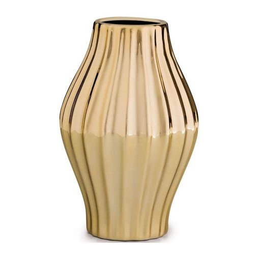 Vaso de Cerâmica Dourado Eolo III 9042 Mart