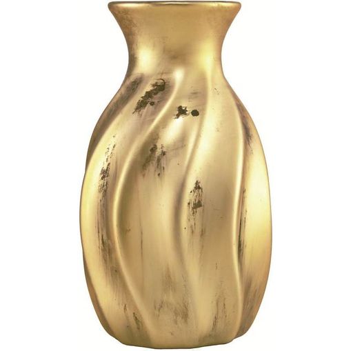 Vaso de Cerâmica Dourado Ossium 6999 Mart
