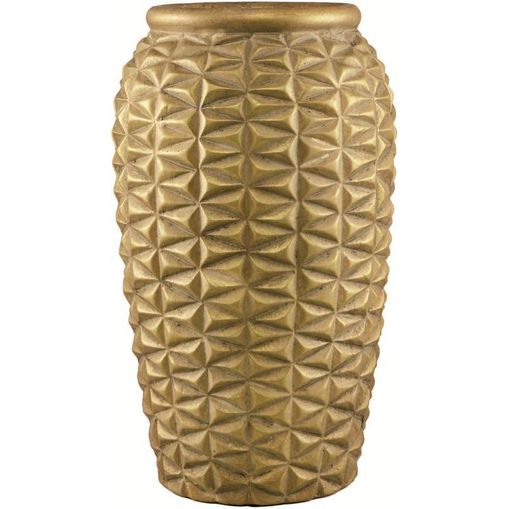 Vaso de Cerâmica Dourado Pine 6870 Mart