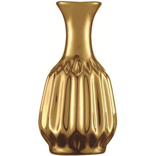 Vaso de Cerâmica Dourado Pretória 5644 Mart