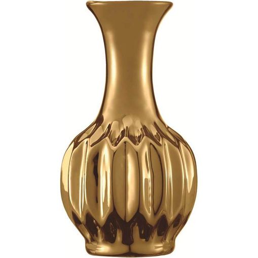 Vaso de Cerâmica Dourado Ziruke 5641 Mart