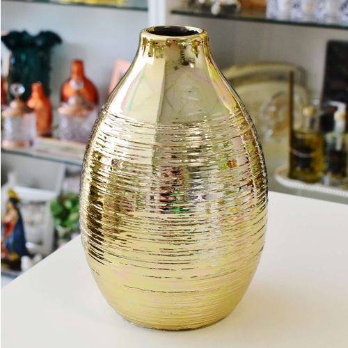Vaso de Cerâmica Petrus Bronze - 57326