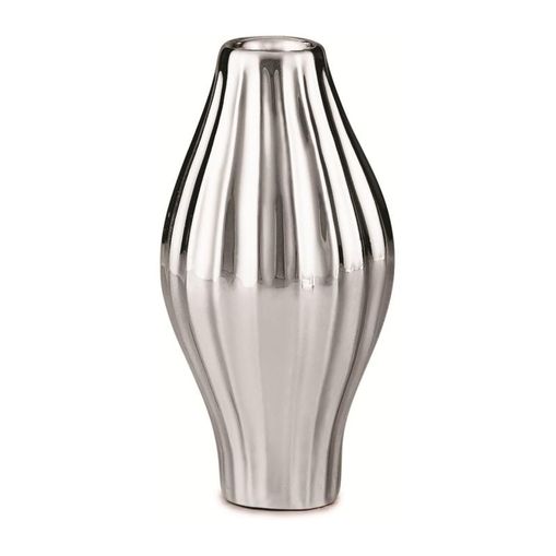 Vaso de Cerâmica Prata 12cm Louis Mart