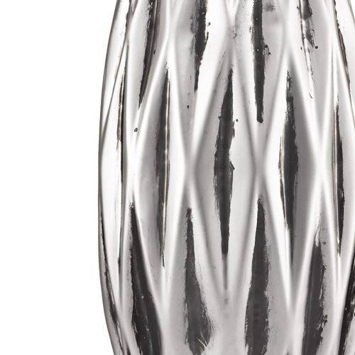 Vaso de Cerâmica Prata Fane 7009 Mart
