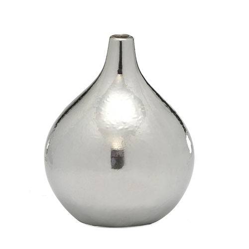 Vaso de Ceramica Prata Like 19cm Espressione