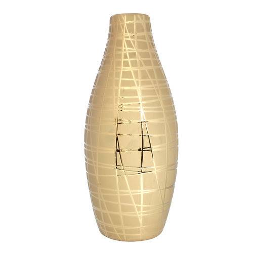 Vaso de Ceramica Sol Dourado 34cm Concepts Life